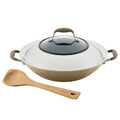 14 Inch Hard Anodized Nonstick Wok with Lid V692351