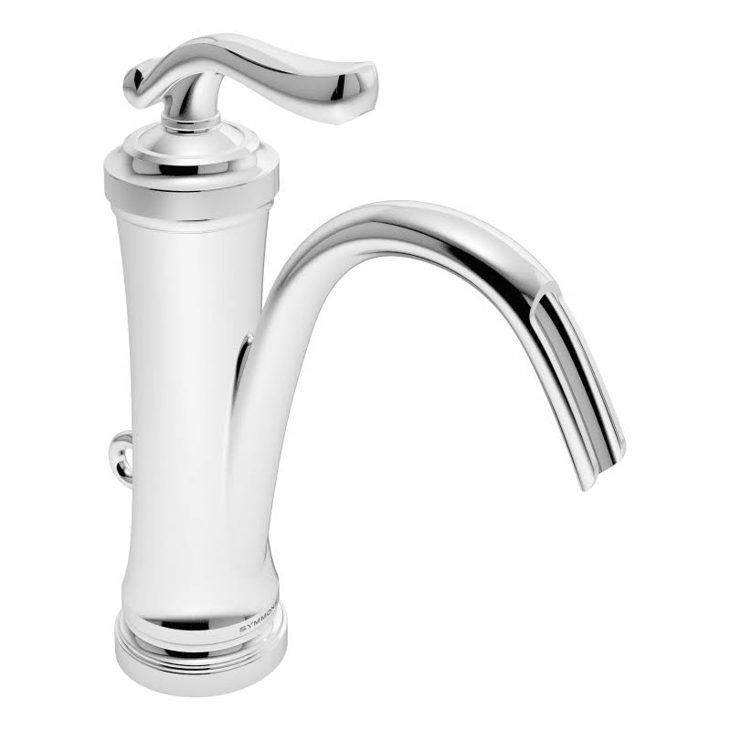 Chrome 1-Handle Single Hole Bathroom Faucet D3093