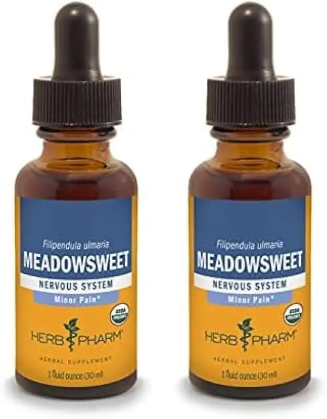 Certified Organic Meadowsweet Liquid Extract 1 Ounce Pack of 2 Z36820