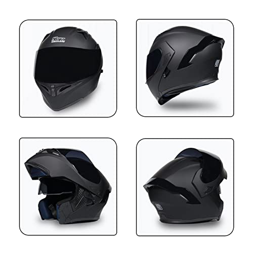 Dual Visors Flip up Modular Motorcycle Helmet S9674