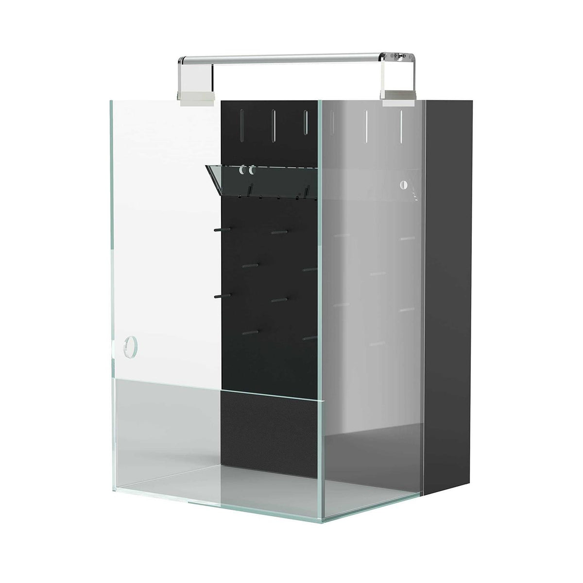 Aqua Terra Tanks Terrarium All in One, Integrated Paludarium, Light, Water Pump, Mist-Flower and Mat Included, Waterfall and Rain Forest Z881