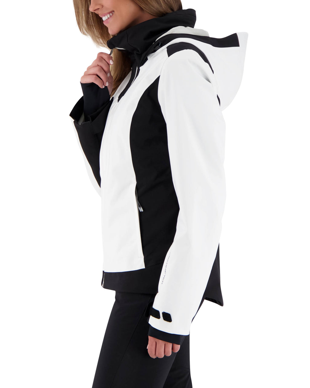 White Shell Ski Jacket B895