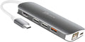 USB C Hub Adapter 10-in-1 Port Docking Station 4K HDMI, VGA, Ethernet, USB 3.0, MicroSD, SD, USB-C 3.1 + Power Delivery P100002