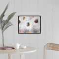 Black Float Frame Canvas Art P28077
