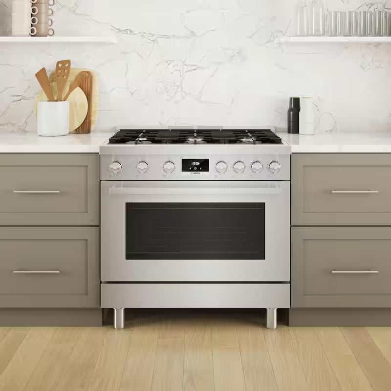36 in. Dual Fuel Range with 6-Burners in Stainless Steel M890754