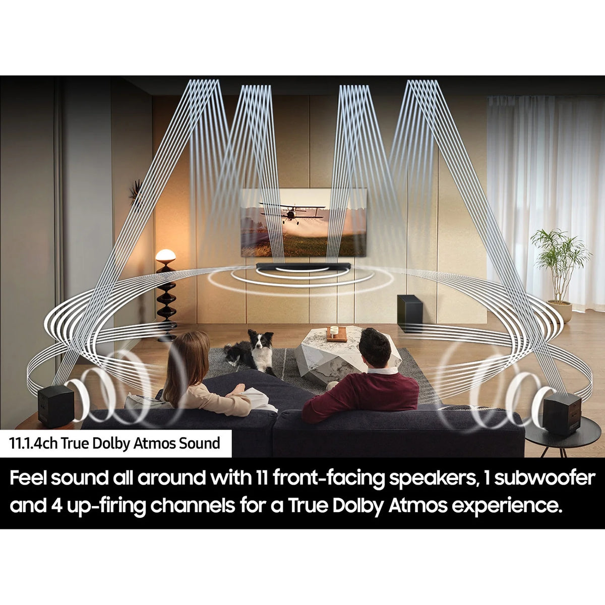 11.1.4ch Soundbar with Rear Speaker and Wireless Dolby Atmos Audio C71027