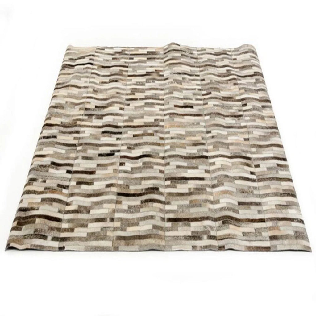 Modern Leather Small Area Rug J204021