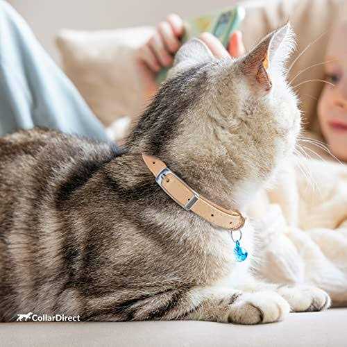 Leather Cat Collar with Bell X4309