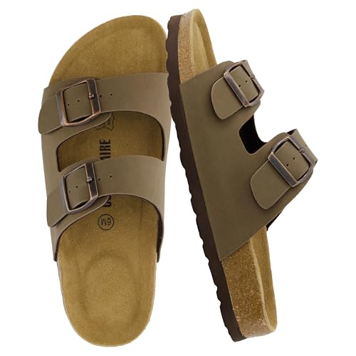 Cork Footbed Sandals with Genuine Suede Footbed L591411