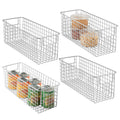 Metal Wire Kitchen Pantry Food-Storage Organizer Basket T351