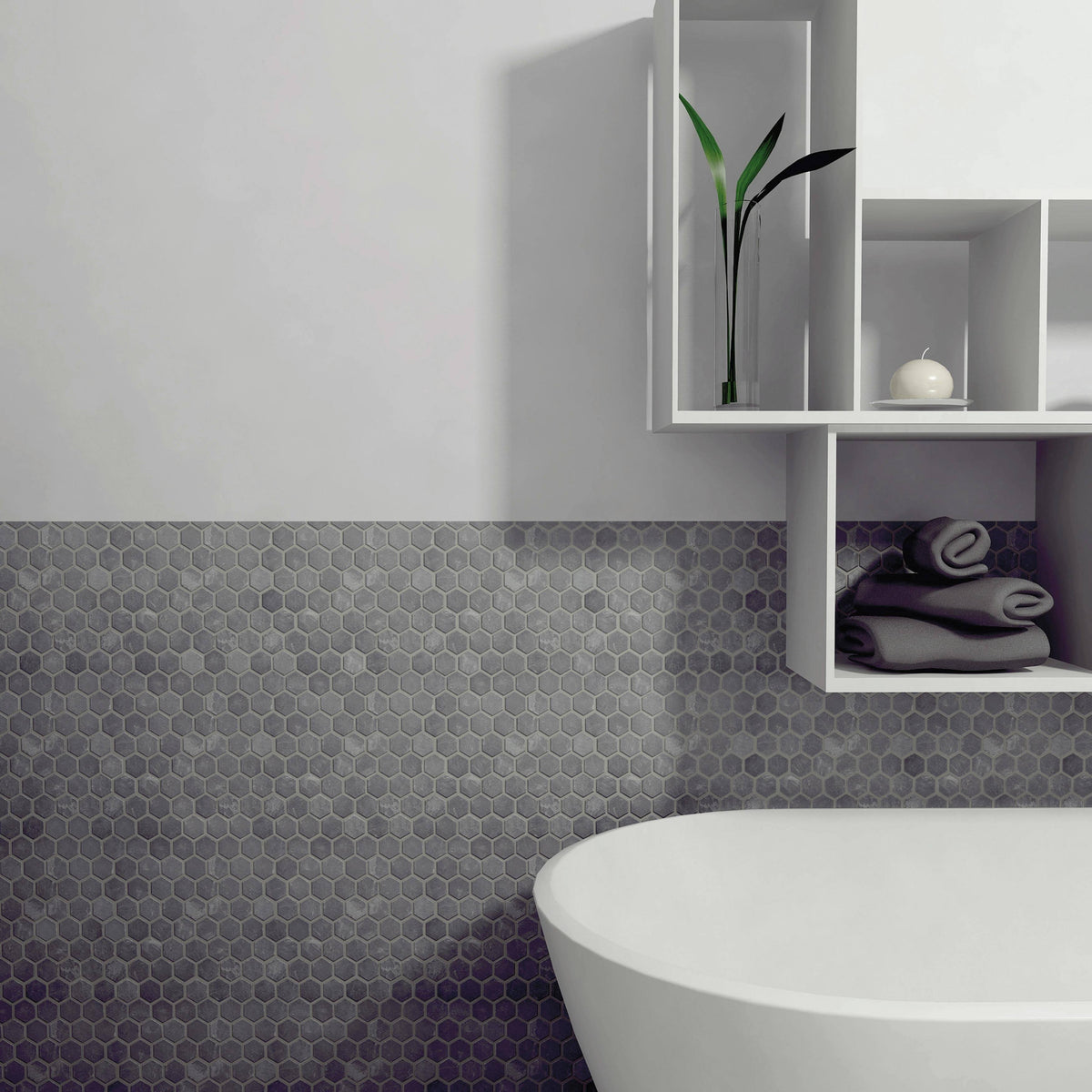 Mosaic Hexagon Stone Tile M59672