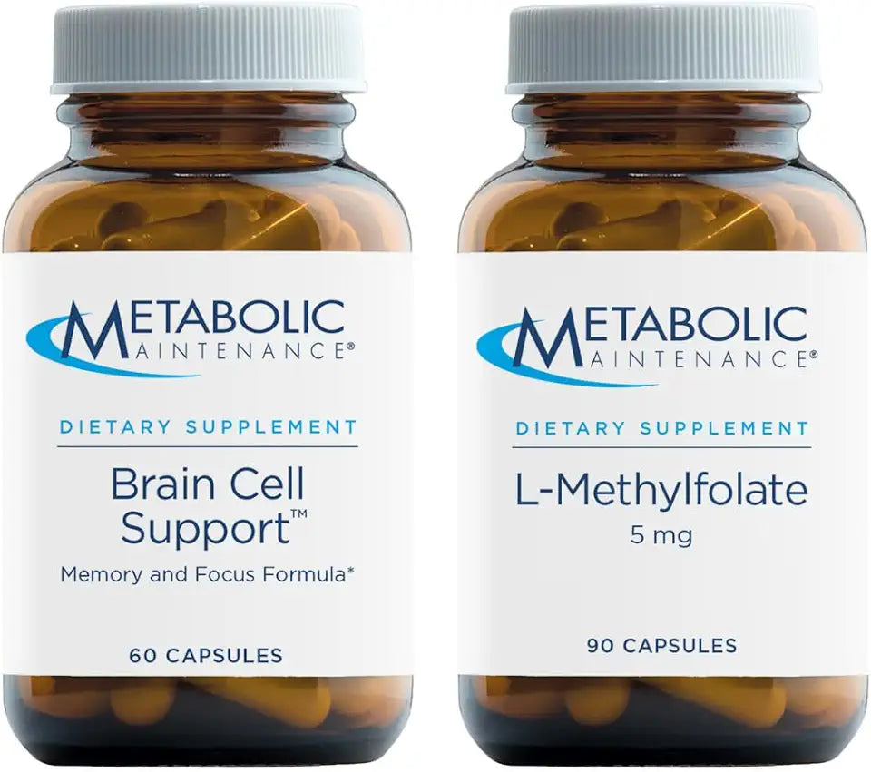60 Caps Methylated Folate Brain Cell Support L433