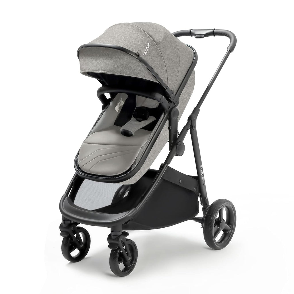 Baby Stroller with Bassinet Mode, Reversible Seat, Foot Cover and Rain Cover Q4562