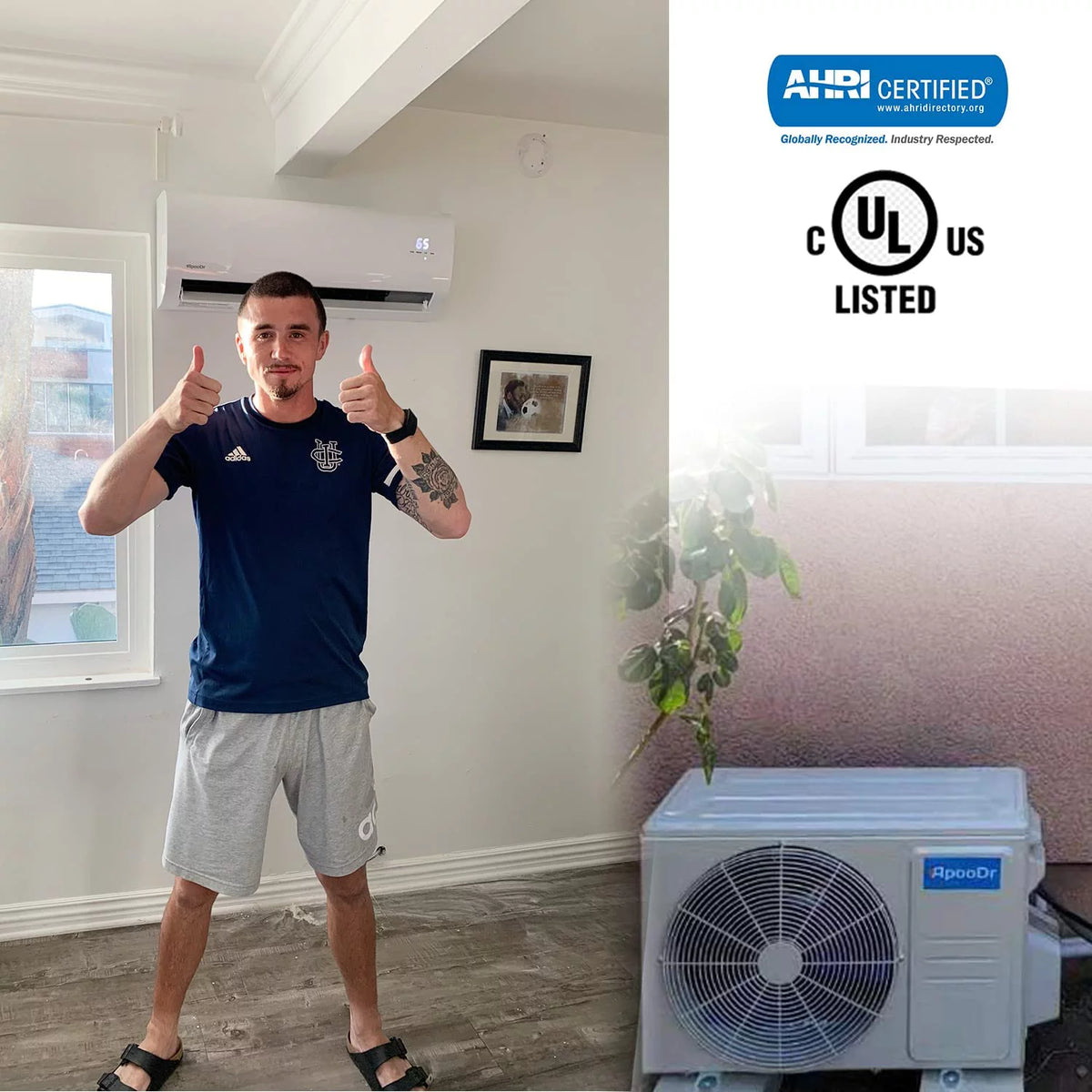 12000 BTU Mini Split Air Conditioner with Heat Pump M4899
