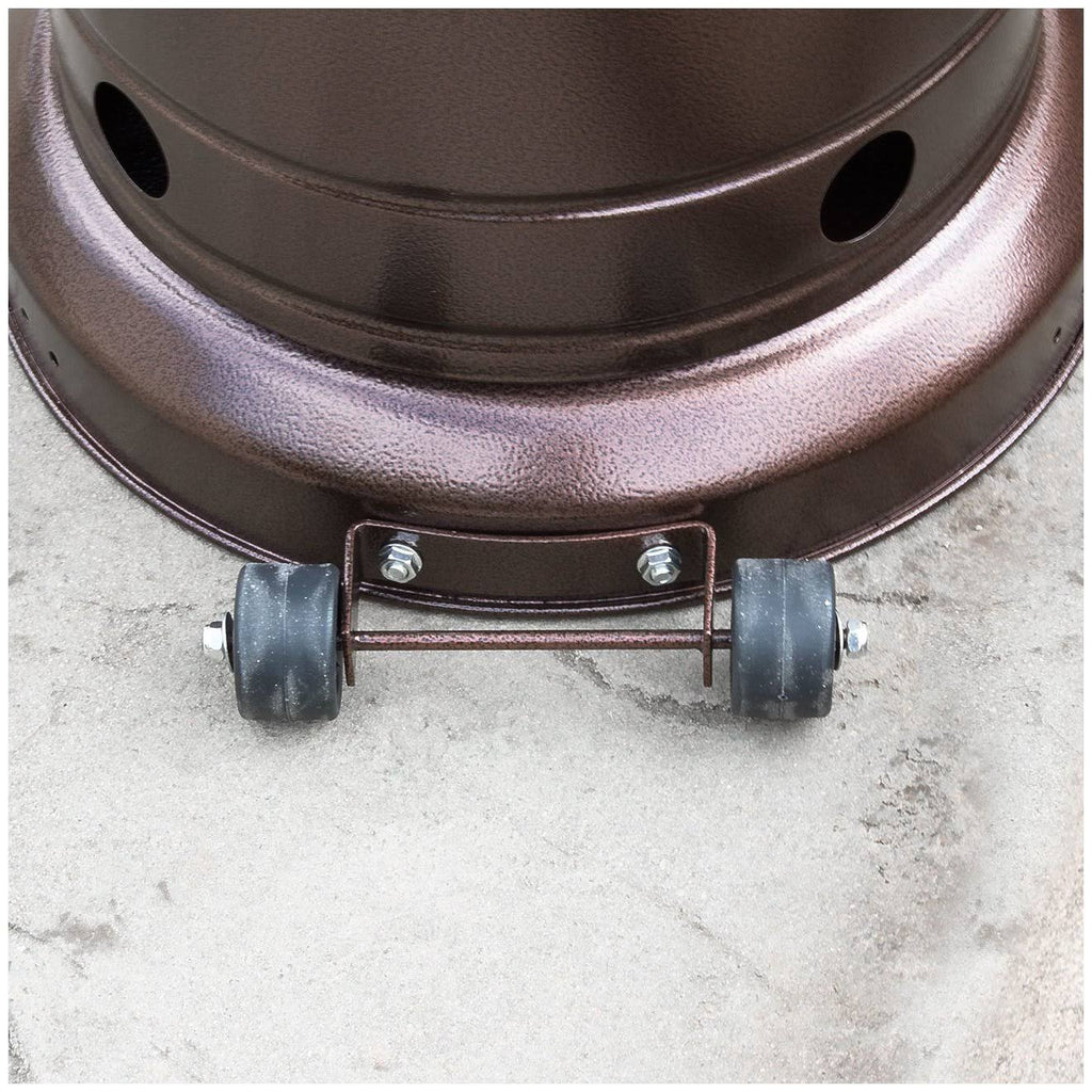 Hammered Bronze Propane Patio Heater V68632