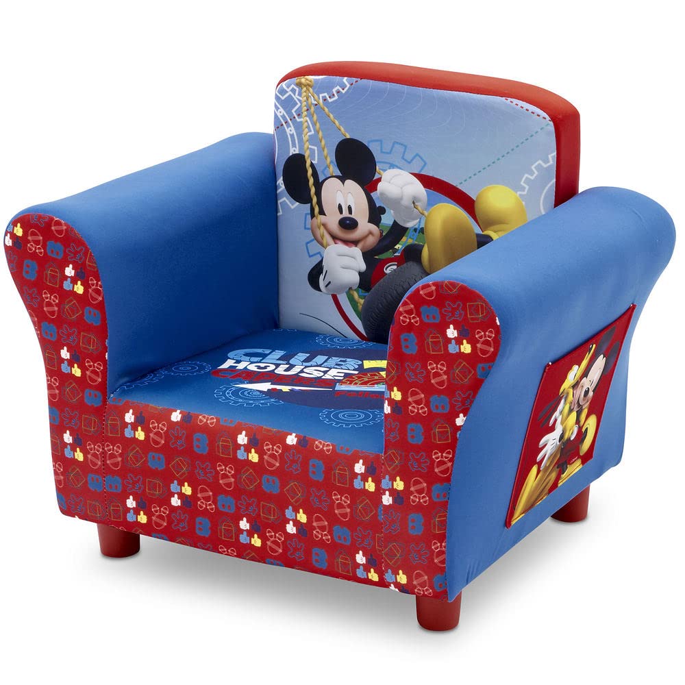Upholstered Chair and Chair Desk with Storage Bin E837