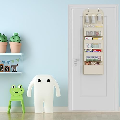 4-Shelf Grey Door Hanging Organizer M982153