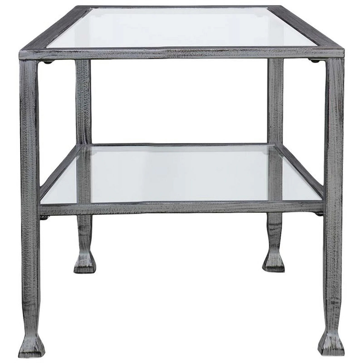 Tempered Glass Top Metal Coffee Table X26801