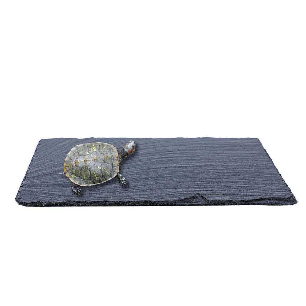 Small Slate Reptile Basking Platform Feeding Dish R51560
