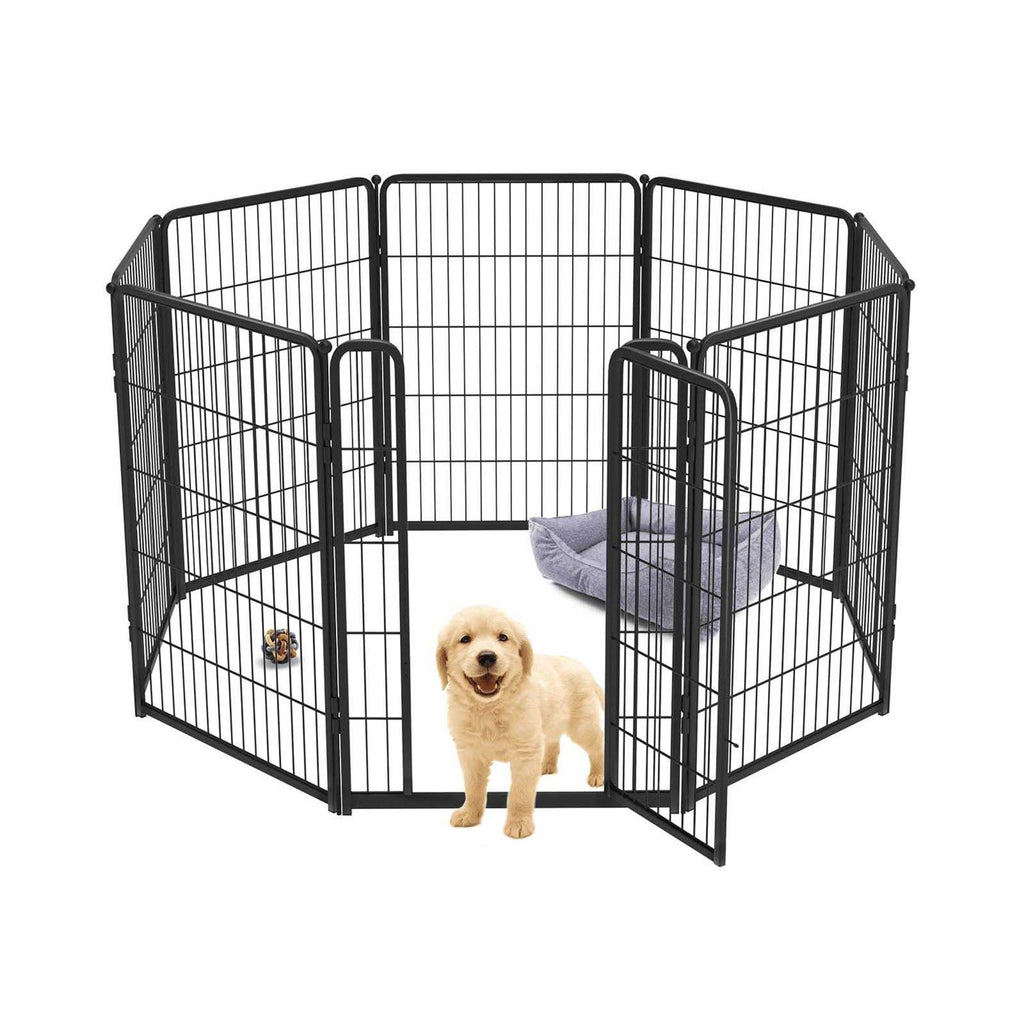 24 inch Dog Playpen with Silicone Foot Pads B1120