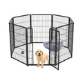 24 inch Dog Playpen with Silicone Foot Pads B1120