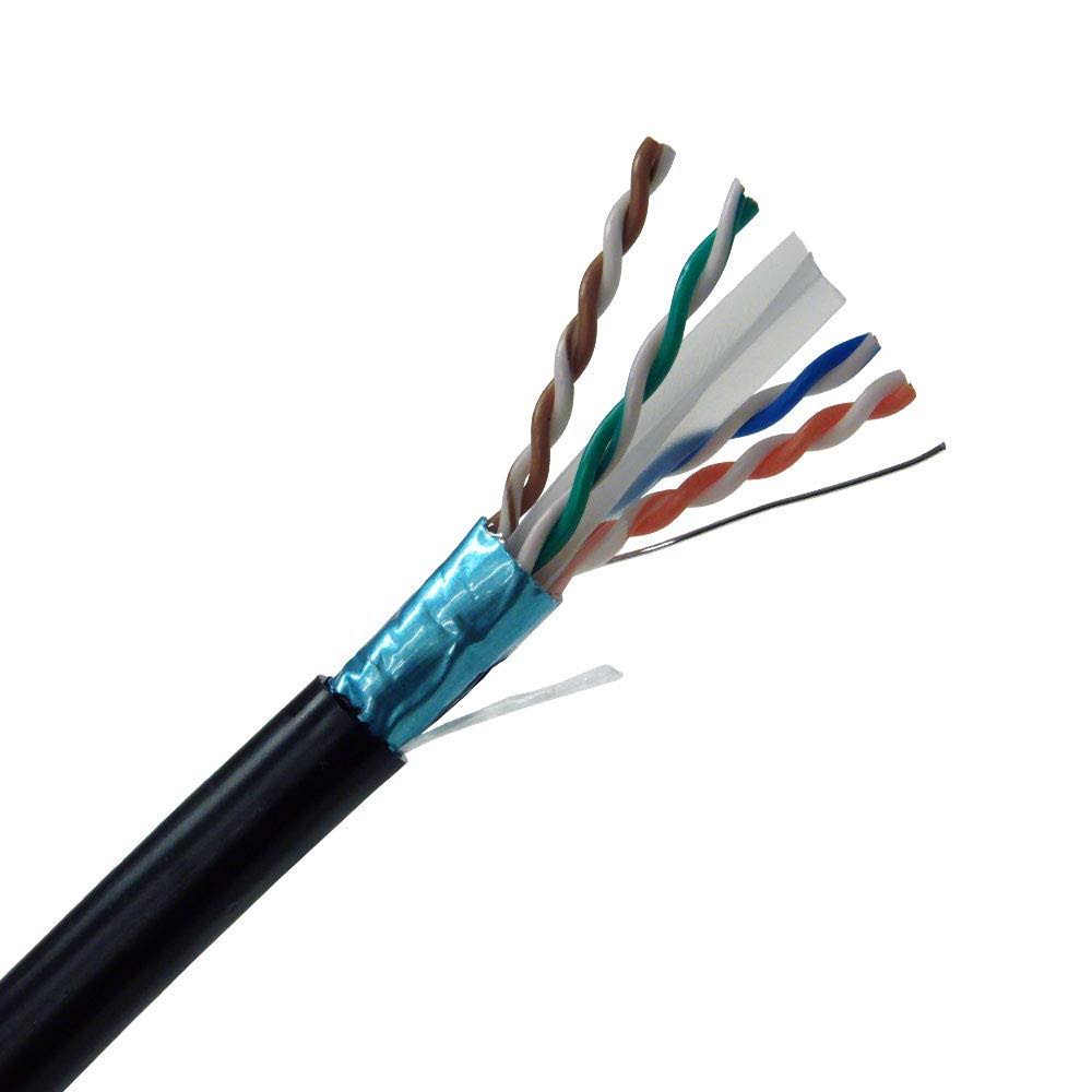 Cat6a Shielded Bulk Ethernet Cable, 23 AWG, 1000ft S272001