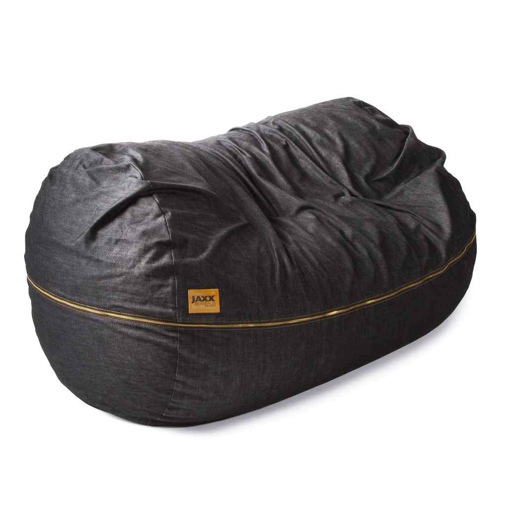 7 ft Dark Denim Bean Bag Sofa G58648