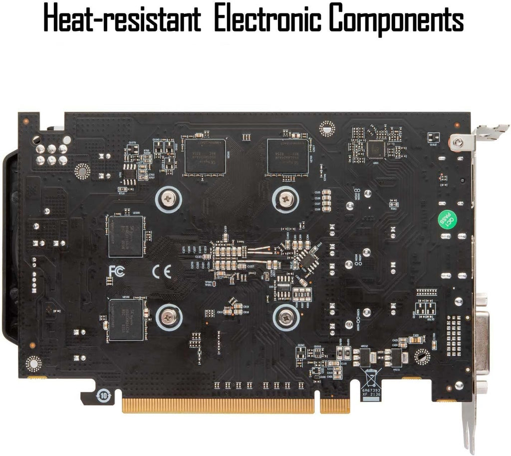 4GB GDDR5 128 Bit Graphics Card with Dual Fans C545928