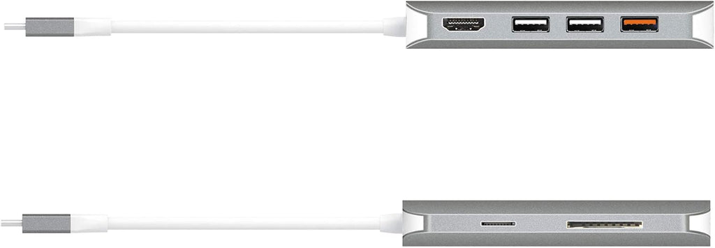 USB C Hub Adapter 10-in-1 Port Docking Station 4K HDMI, VGA, Ethernet, USB 3.0, MicroSD, SD, USB-C 3.1 + Power Delivery P100002