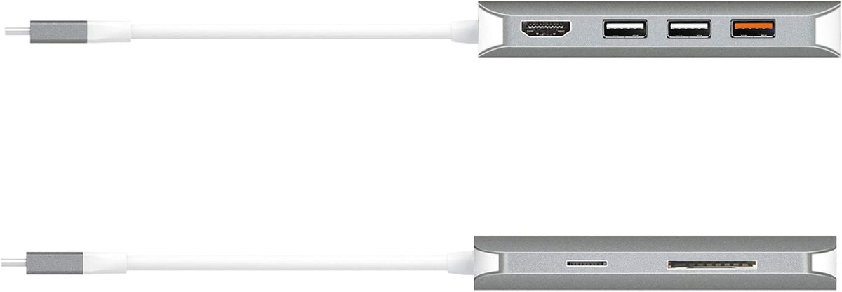 USB C Hub Adapter 10-in-1 Port Docking Station 4K HDMI, VGA, Ethernet, USB 3.0, MicroSD, SD, USB-C 3.1 + Power Delivery P100002