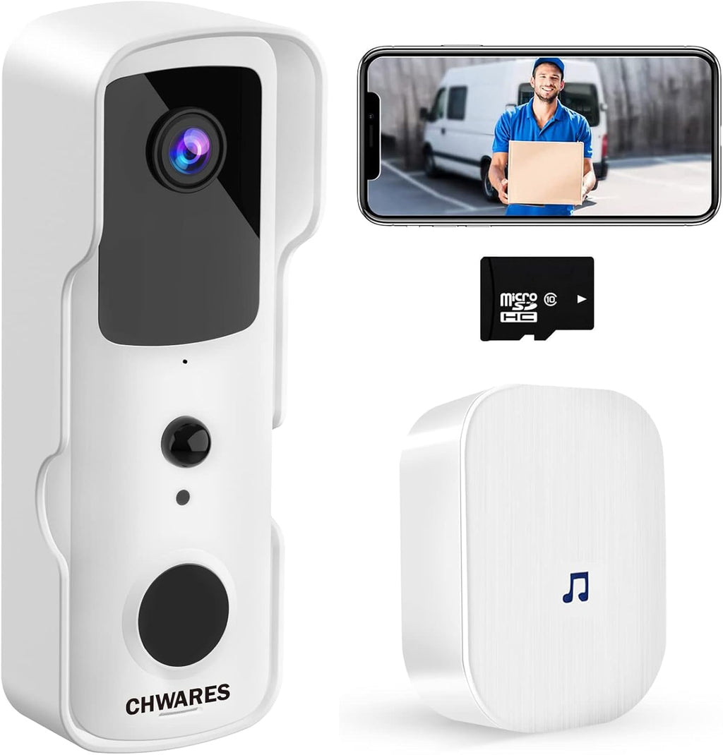 Wireless WiFi Video Doorbell Camera with Chime Z6277