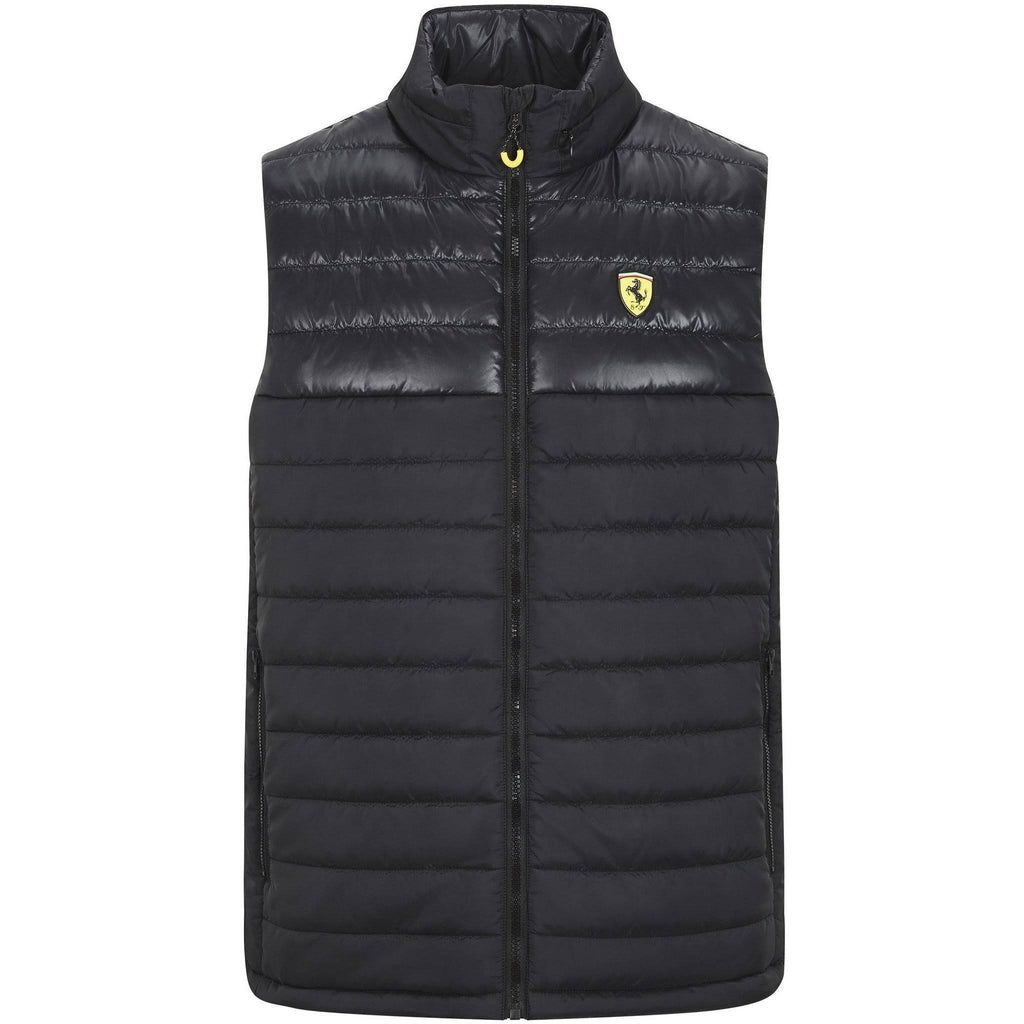 Black Red Padded Vest N8160