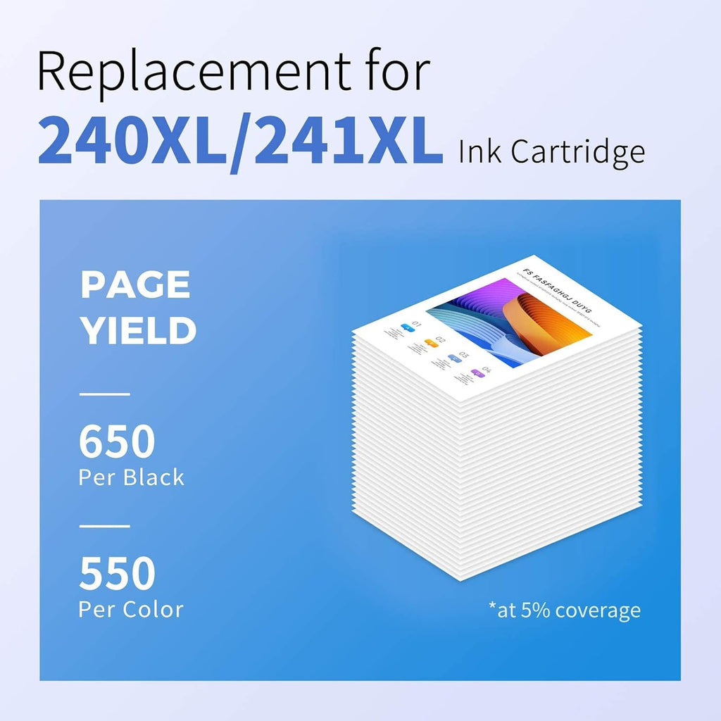 4-Pack Remanufactured Ink Cartridge (3 Black, 1 Tri-Color) O132847