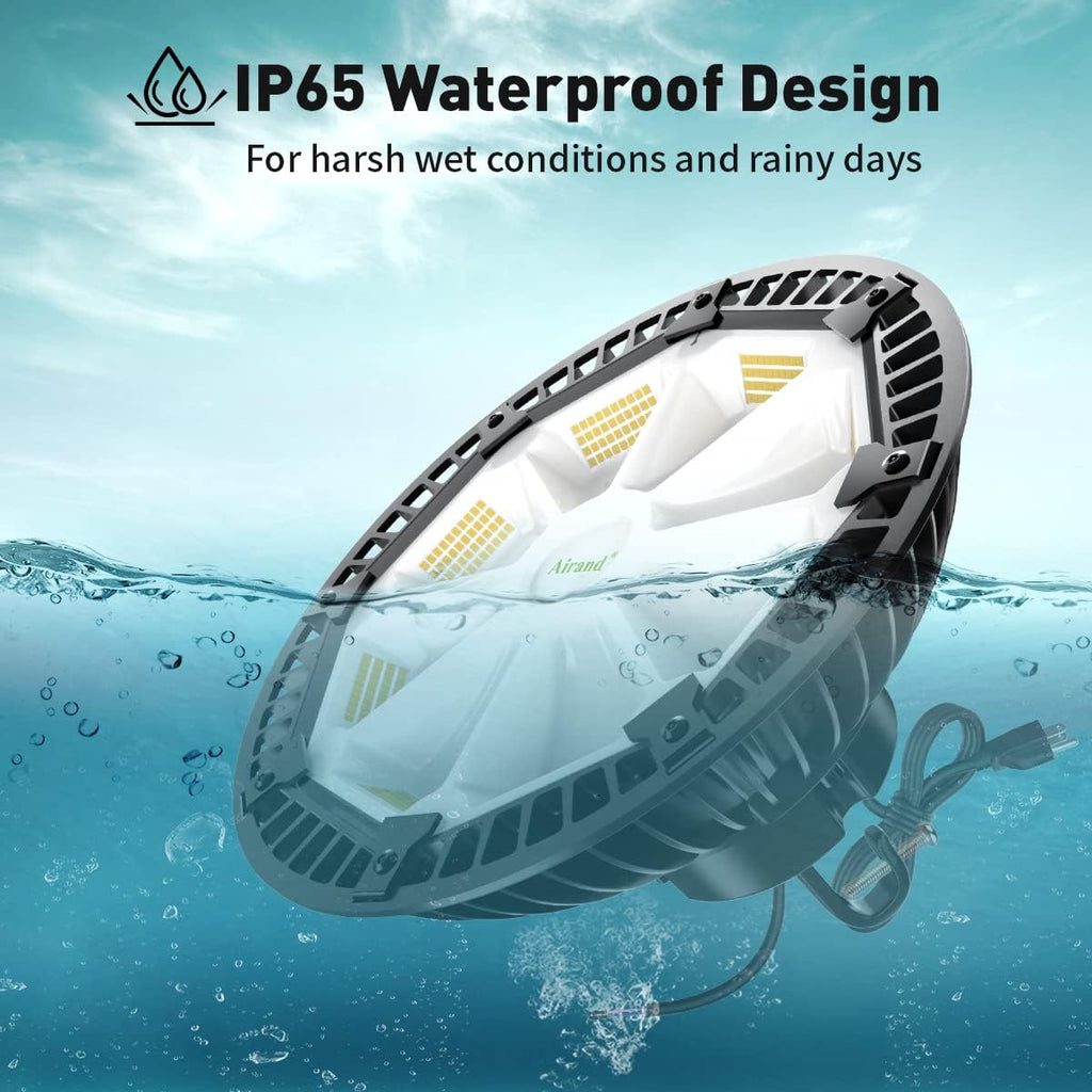 200W Dimmable LED High Bay Light, 28000LM, 100-277V, 5000-5500K, IP65 Waterproof K45507