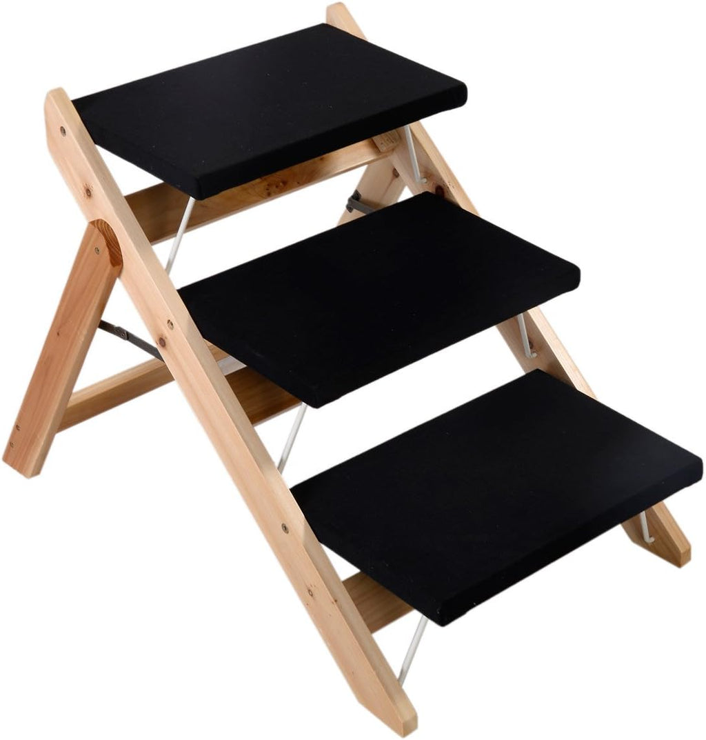 Folding Wooden Pet Ramp Stairs X933275