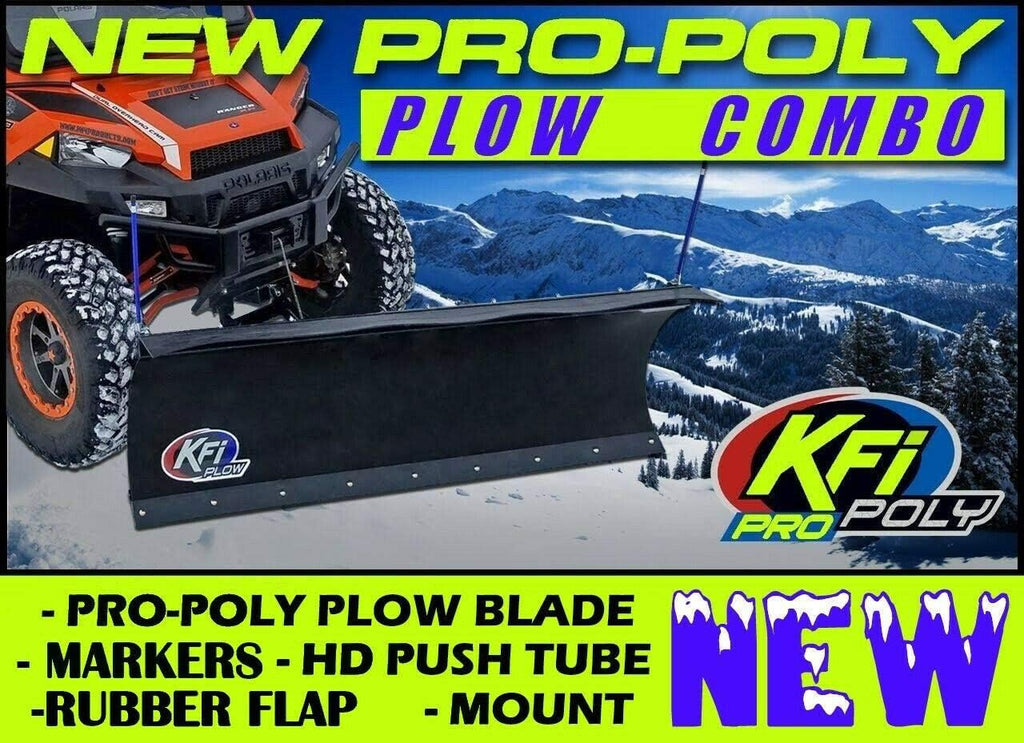 60" Poly Snow Plow & Mount for Polaris Ranger 570 UTV A81065