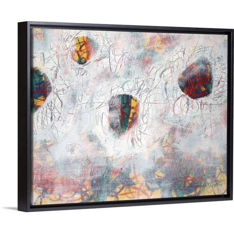 Black Float Frame Canvas Art P28077