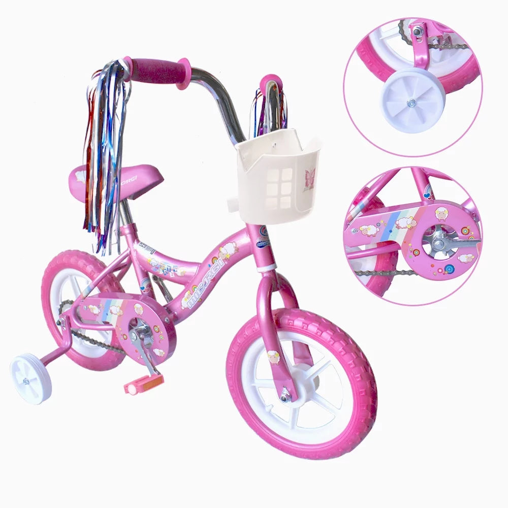 12 Kid's Beginner Bicycle Foam Tire Black Y114