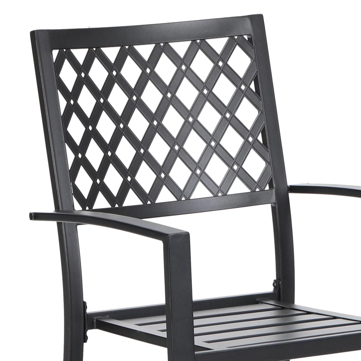 5-Piece Outdoor Patio Dining Set Black U224
