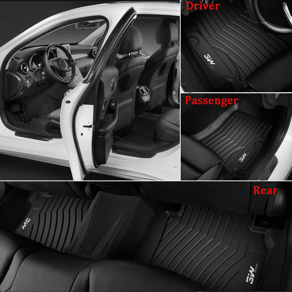 Black All Weather Heavy Duty Trunk Mat for Benz GLC Z273