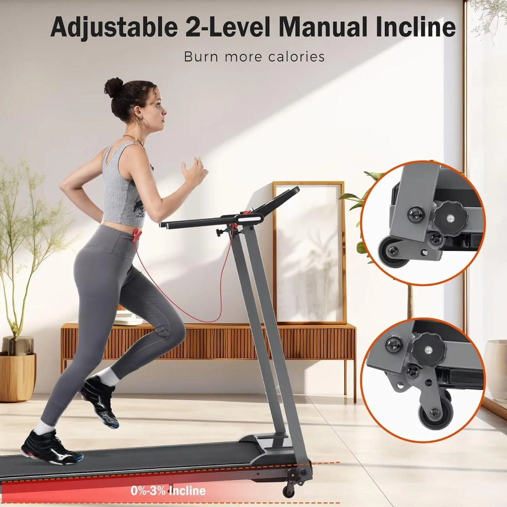 Folding Electric Treadmill with Bluetooth Speaker G5114