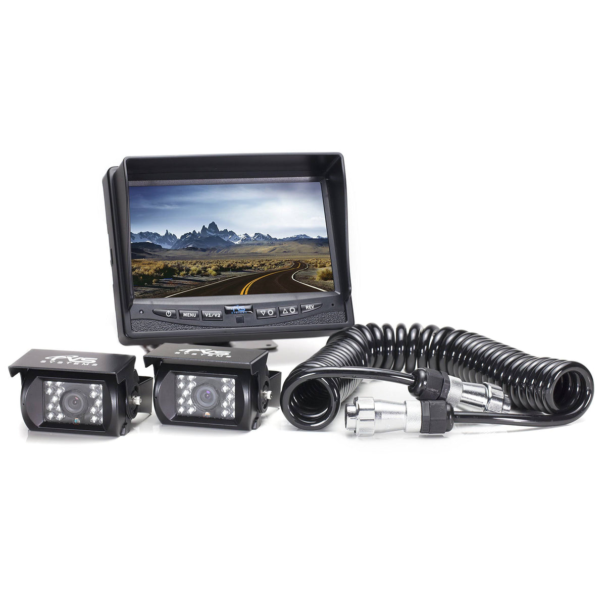 Backup Camera System with Trailer Tow Quick Connect Kit N454