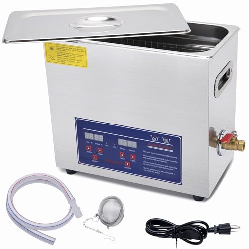 Heated Ultrasonic Parts Cleaner 3L Industrial with Digital Timer, 110V T6478