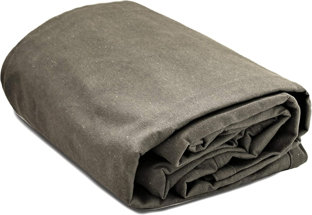 18 oz Waterproof Canvas Tarp Olive Drab T5725