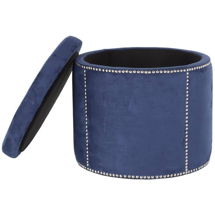 Sky Blue Ottoman F51049