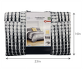 Rich Black Floral 10 Piece Queen Comforter Set with Sheets R36050