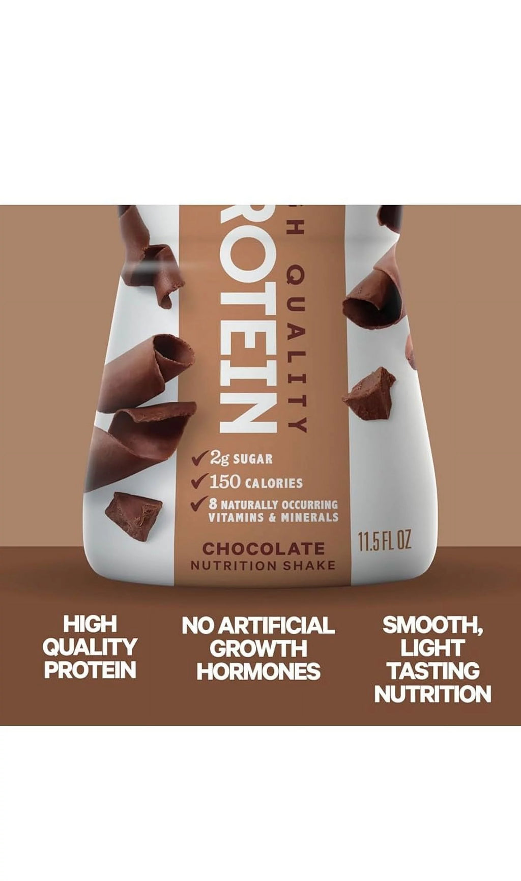 High Protein Chocolate Shake, 12 pk. F426957