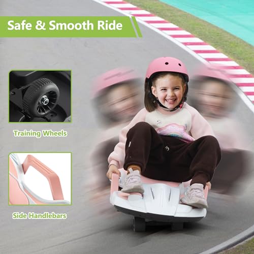 Electric Wiggle Car with Safety Handle Q86093