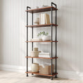 5-Tier Solid Pine Wood Bookshelf G5350