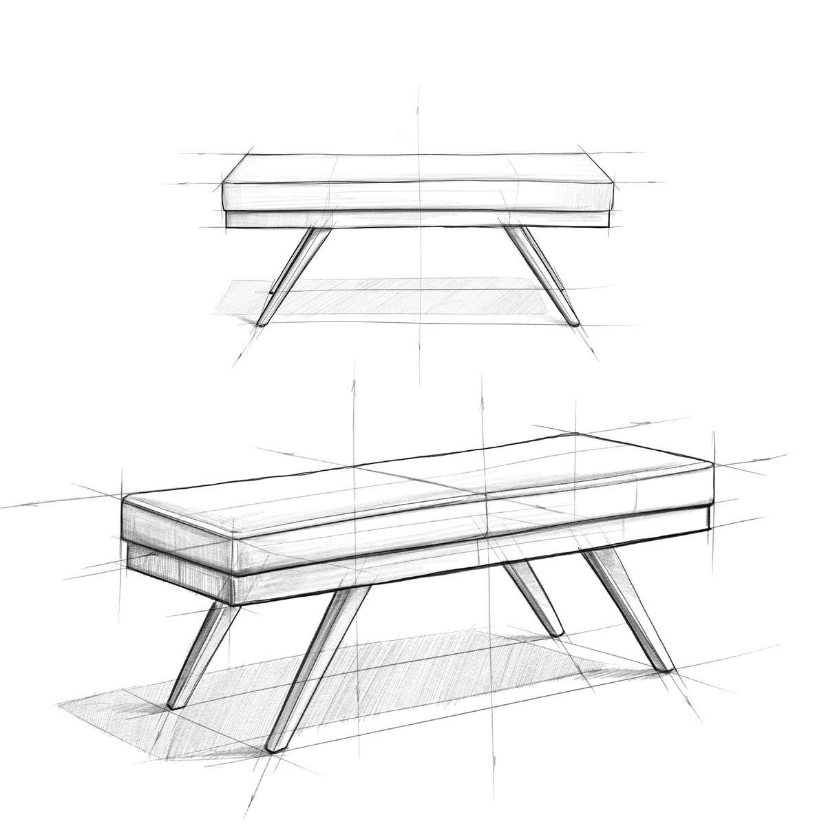 Ottoman Bench P1521